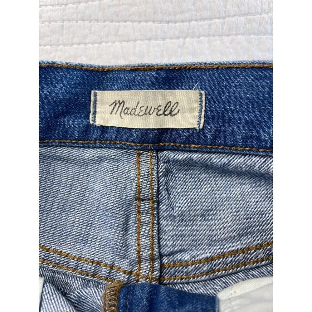 Madewell Womens The Perfect Vintage Blue Jean Distressed SZ 27 High Rise - Picture 7 of 12